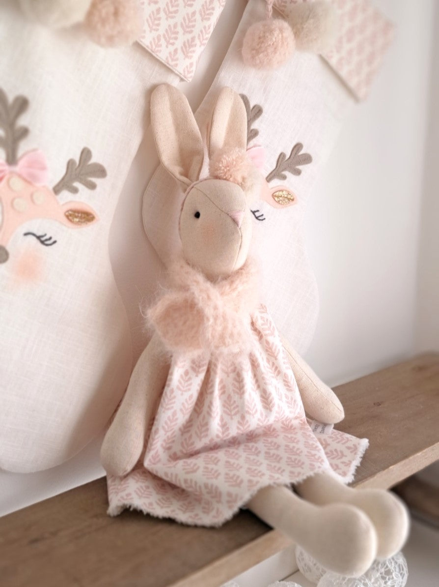 Pink Blush Personalized Veronica Bunny