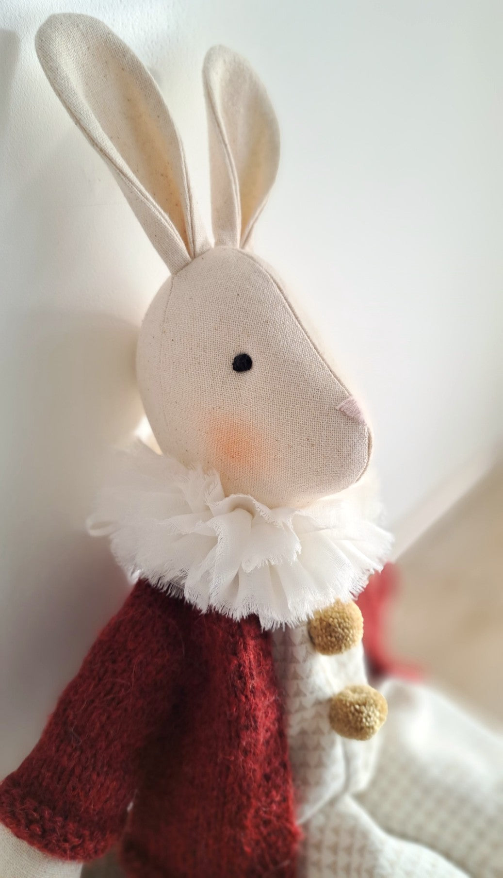 Gerald Bunny, Handmade Stuffed Rabbit