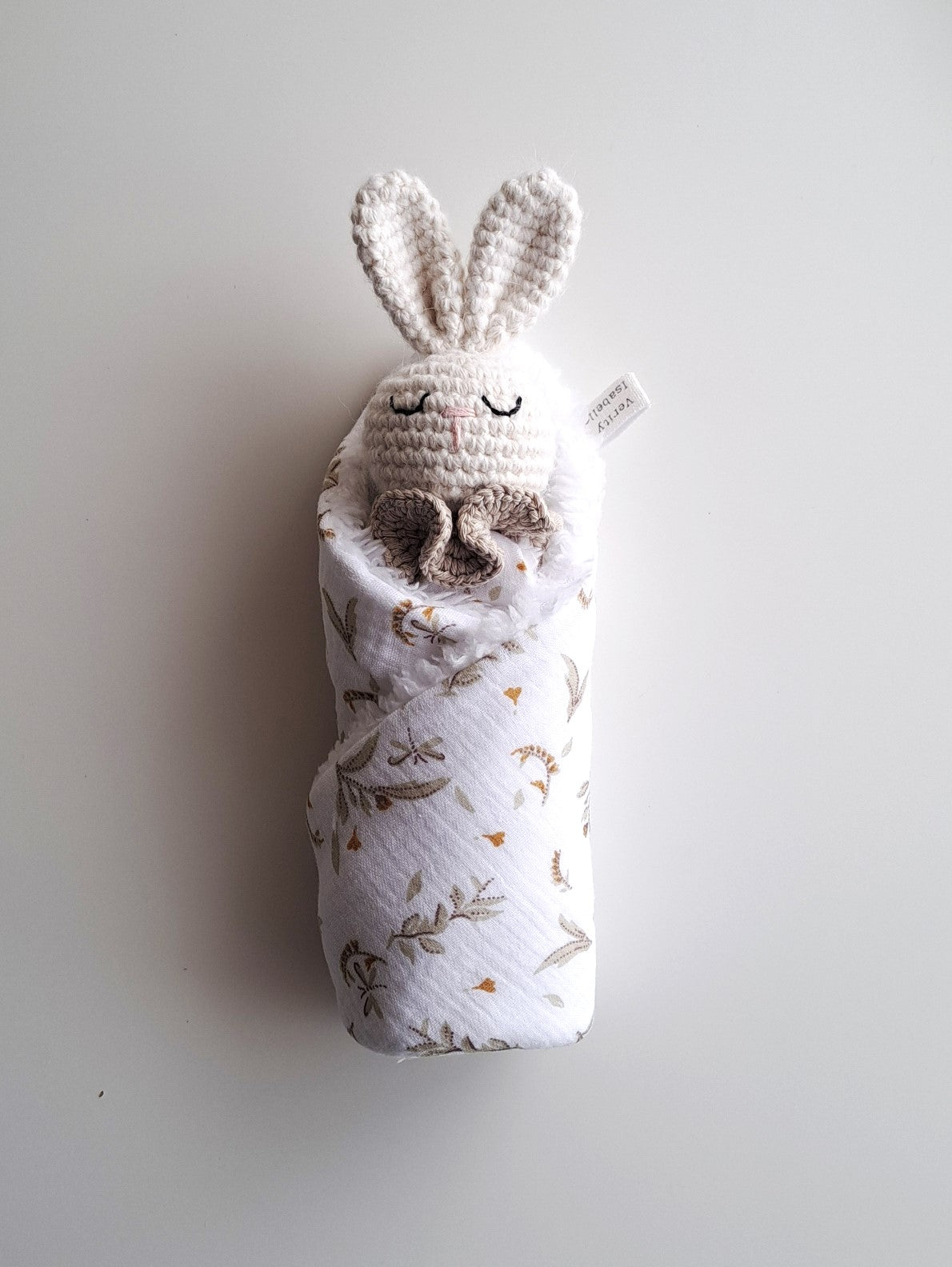 Personalized Bunny Snuggle Comforter - Beige