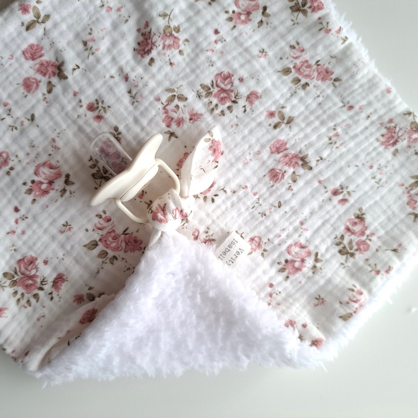 Personalized Bunny Snuggle Comforter - Pink