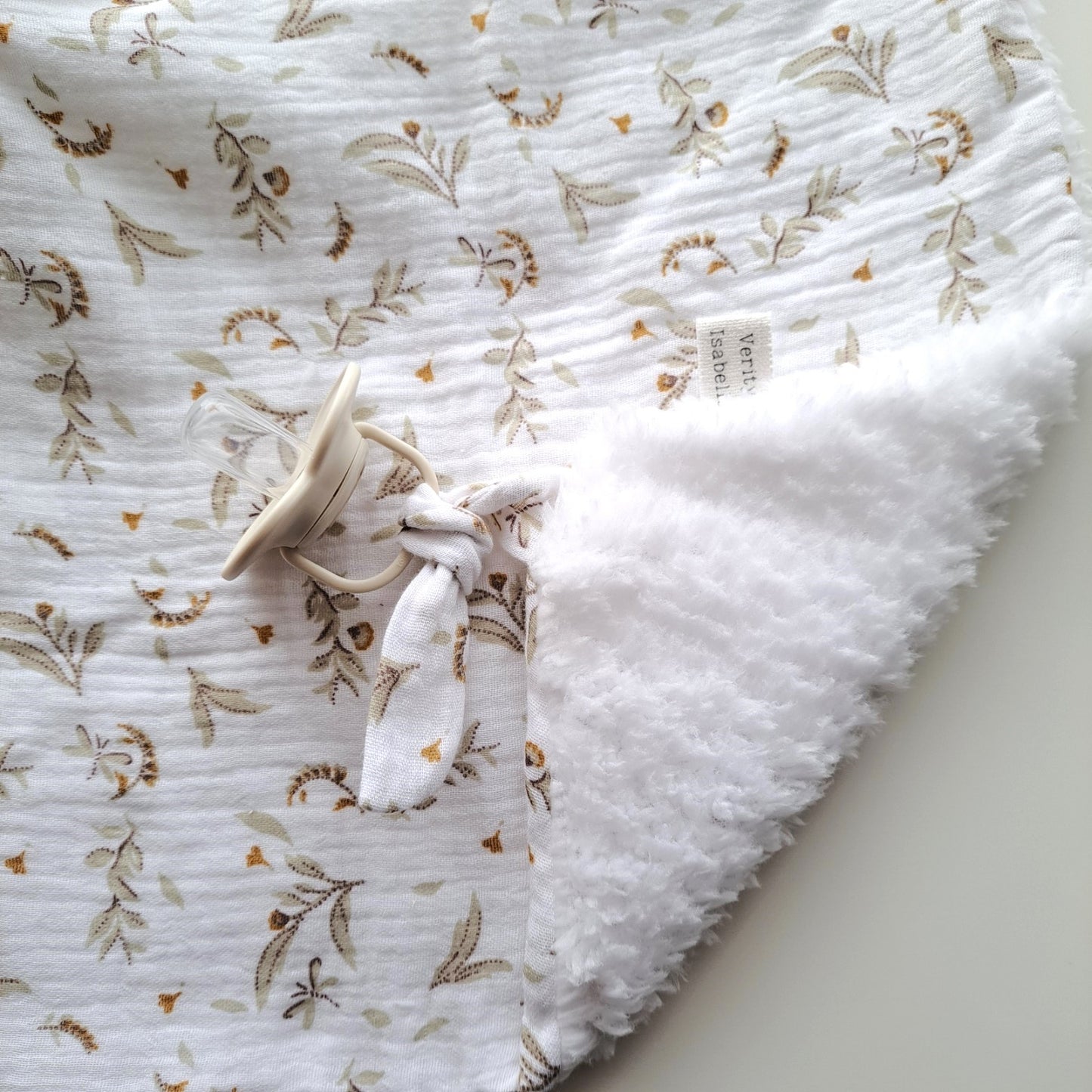 Personalized Bunny Snuggle Comforter - Beige