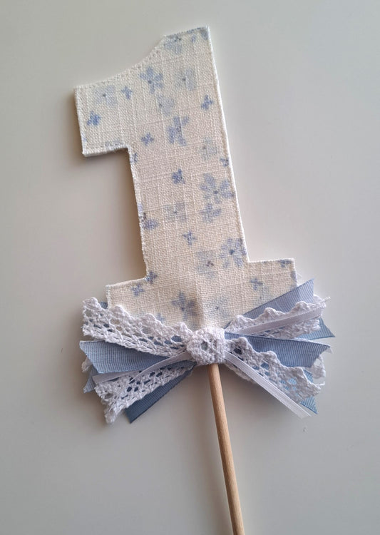 Forget-Me-Not Cake Topper