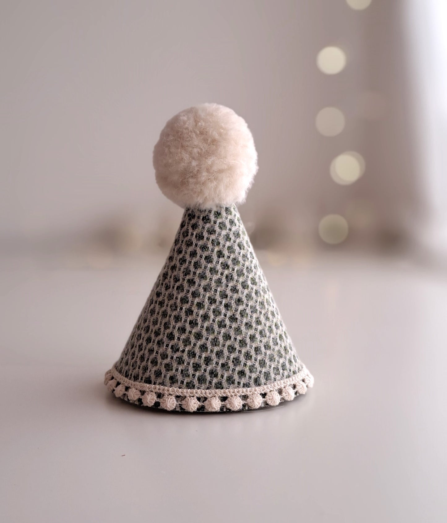 Evergreen Tweed Party Hat