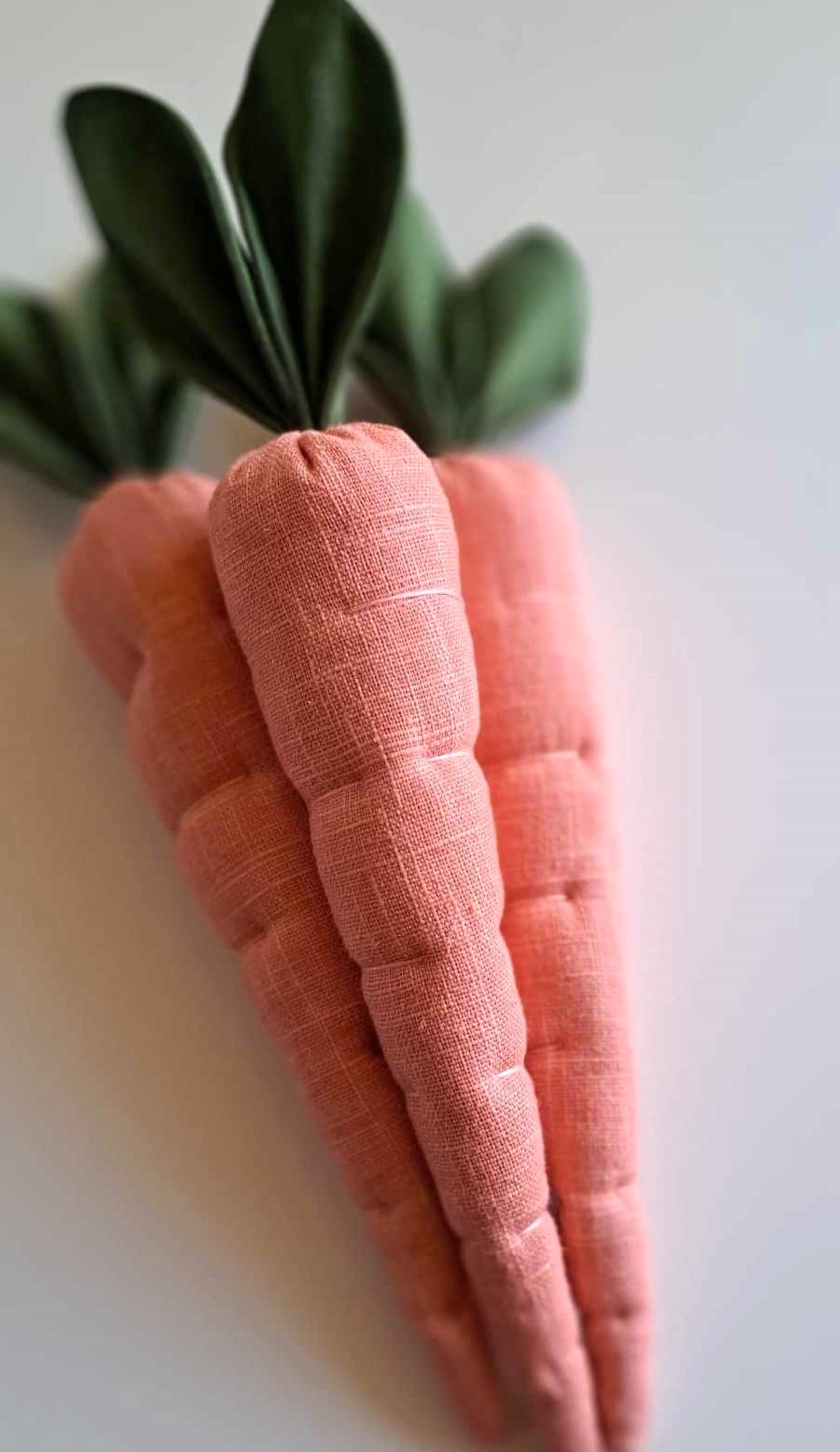 Fabric Carrot PlayFood - Photography Prop