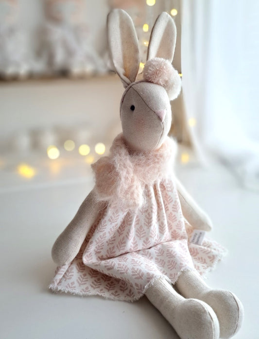 Pink Blush Personalized Veronica Bunny