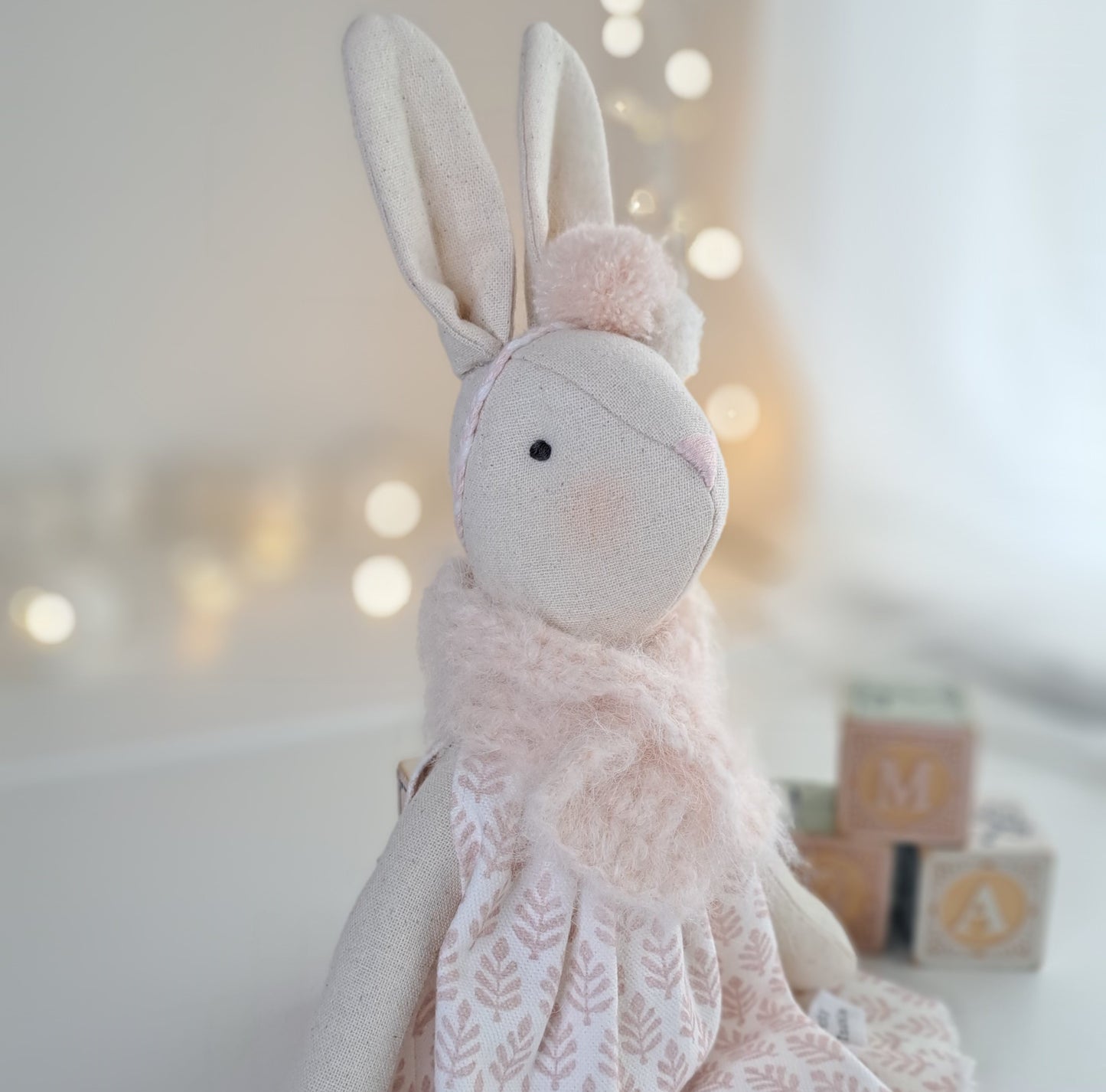 Pink Blush Personalized Veronica Bunny