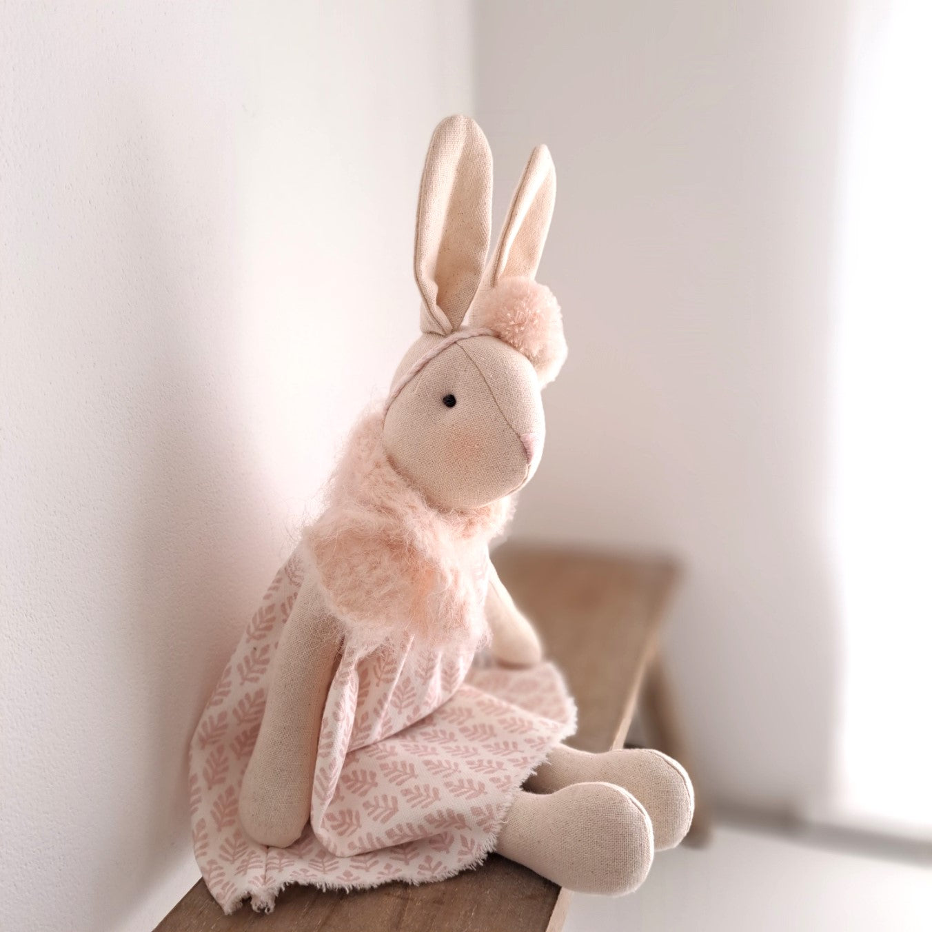 Pink Blush Personalized Veronica Bunny